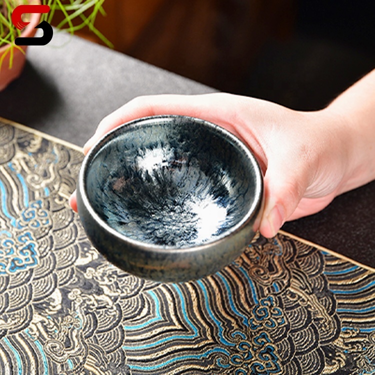 Yuan Dynasty Style Chinese Handmade JianZhan Asian Cup Tea Coffee Matcha Bowl