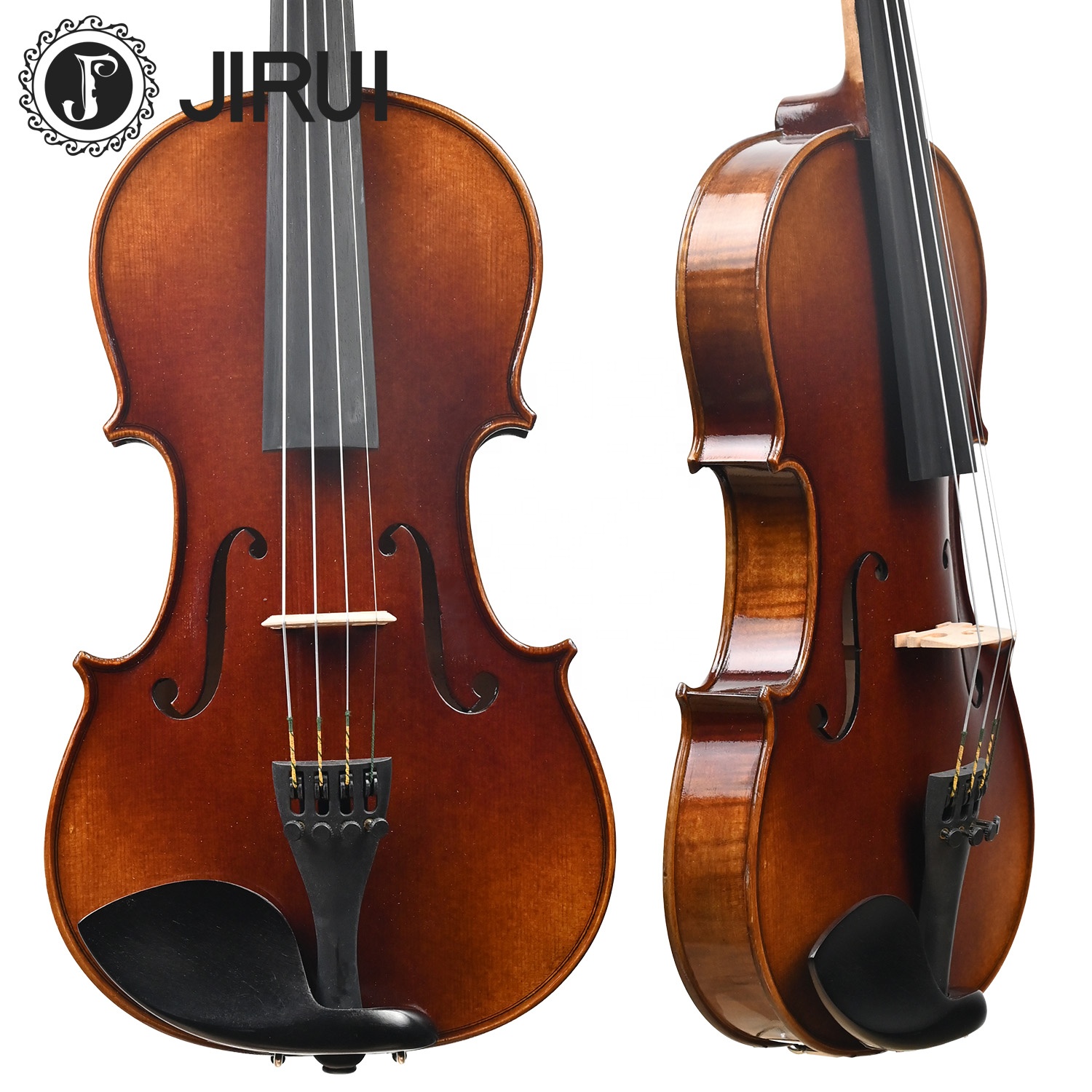 Top sale High quality Violin Hand made Professional Violin Nice flamed maple Advanced Violin Simple Style Antique Reddish-Brown