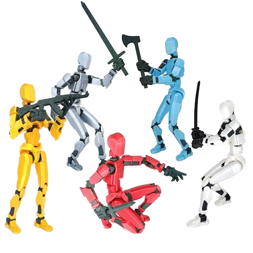 Hot Sale Articulated 3D Printed Multi-Joint Action Figures Plastic Cartoon Toy Featuring Animals Robots Model Toy T13 Toy
