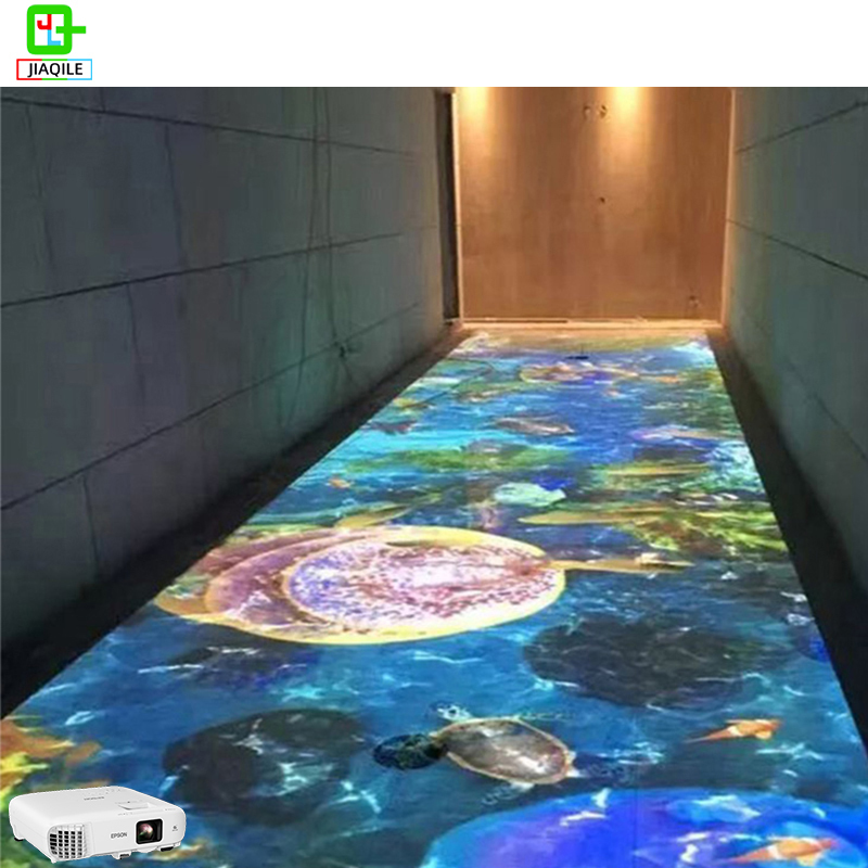3D holographic projection system immersive restaurant hotel corridor interactive Projector instrument game ground