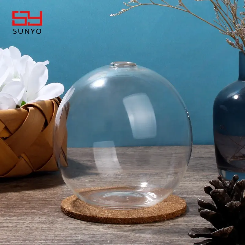 Borosilicate Glass Flower Vase Plants Terrarium Tealight Candle Holder