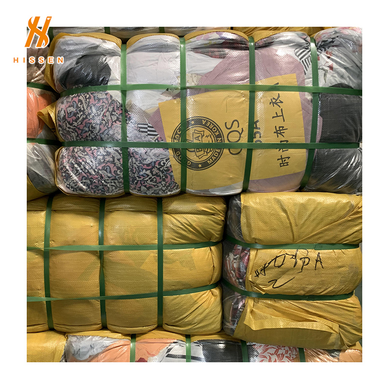 HISSEN Wholesale Clothes Vintage Clothing Tshirt 45kg Bale Code Ic in Us Sweat Shirt Bundle Cloths Usa Used Korea for Men Adults