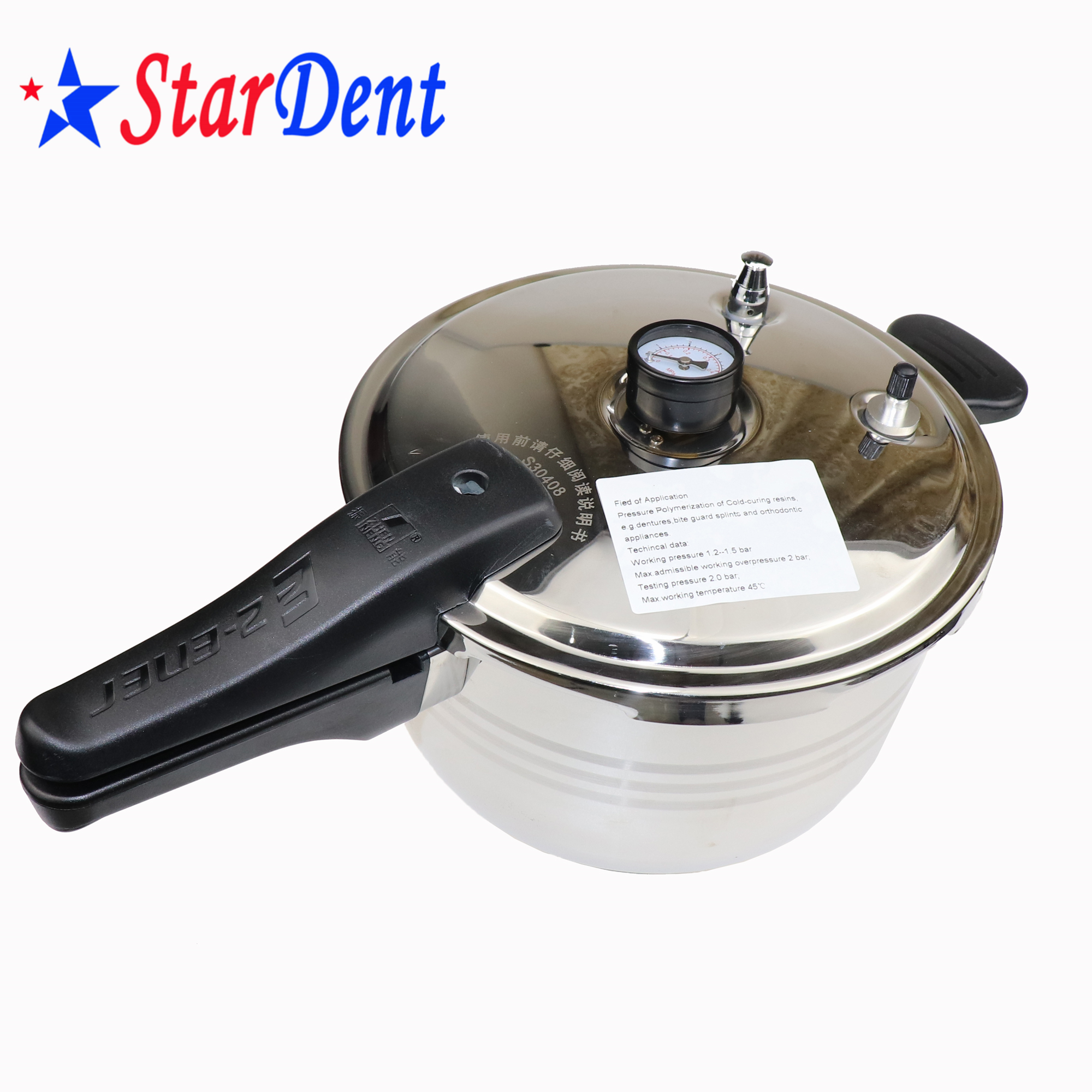 New Dental Lab Equipment Stainless steel Dental  Pressure Pot Cooker