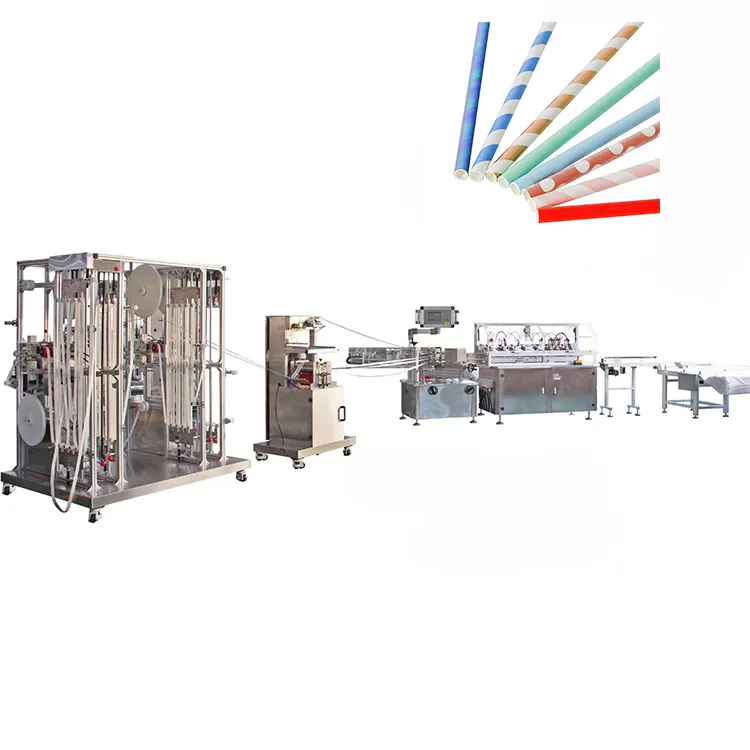 Biodegradable High Speed Paper Made Straw Making Machine for Drinks