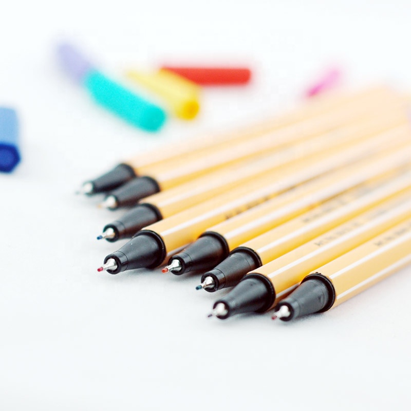 Профессиональные цветные ручки Finliner 0,4 мм 24 Fineliner