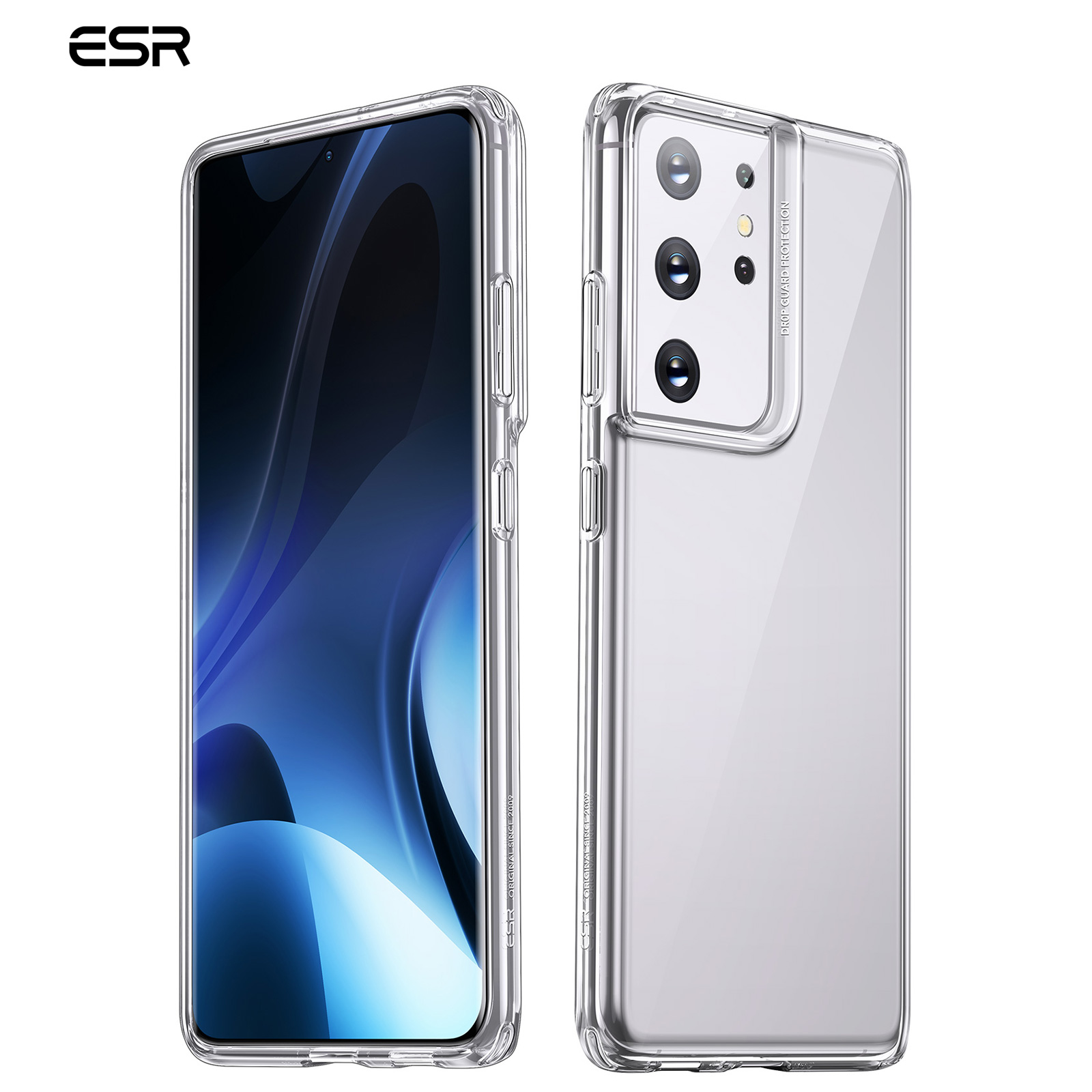 ESR для Samsung Galaxy S21 plus/ultra Project Zero мягкий тпу прозрачный противоударный тонкий чехол для мобильного телефона бесплатная доставка