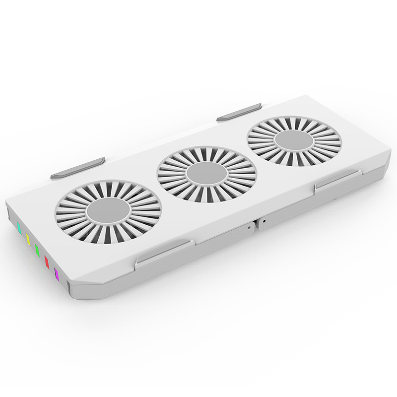 3 Вентилятор процессорный кулер ноутбука геймер RGB охлаждающая подставка под ноутбук игровой ноутбук охлаждающий вентилятор для 15,6-21 дюйм (ов)-6 довольно охлаждающими вентиляторами