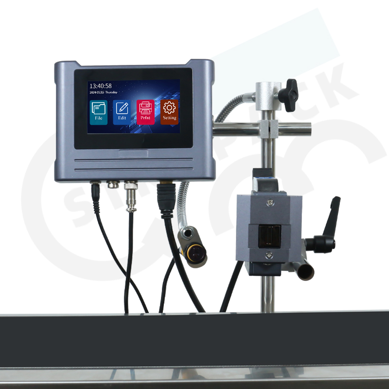 Water Bottle Batch Coding Machine half Inch Head Tij date Machine For Bottle tij Printer Inkjet Machine label Printing