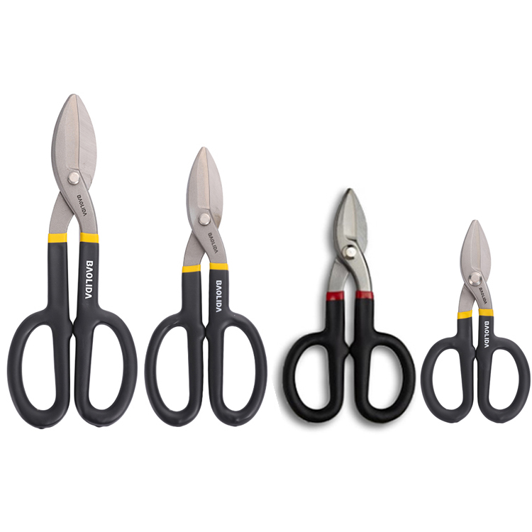 Горячая Распродажа, кованая углеродистая сталь Tinman's Snips американского типа, прямой узор, ПВХ погружная ручка для продажи