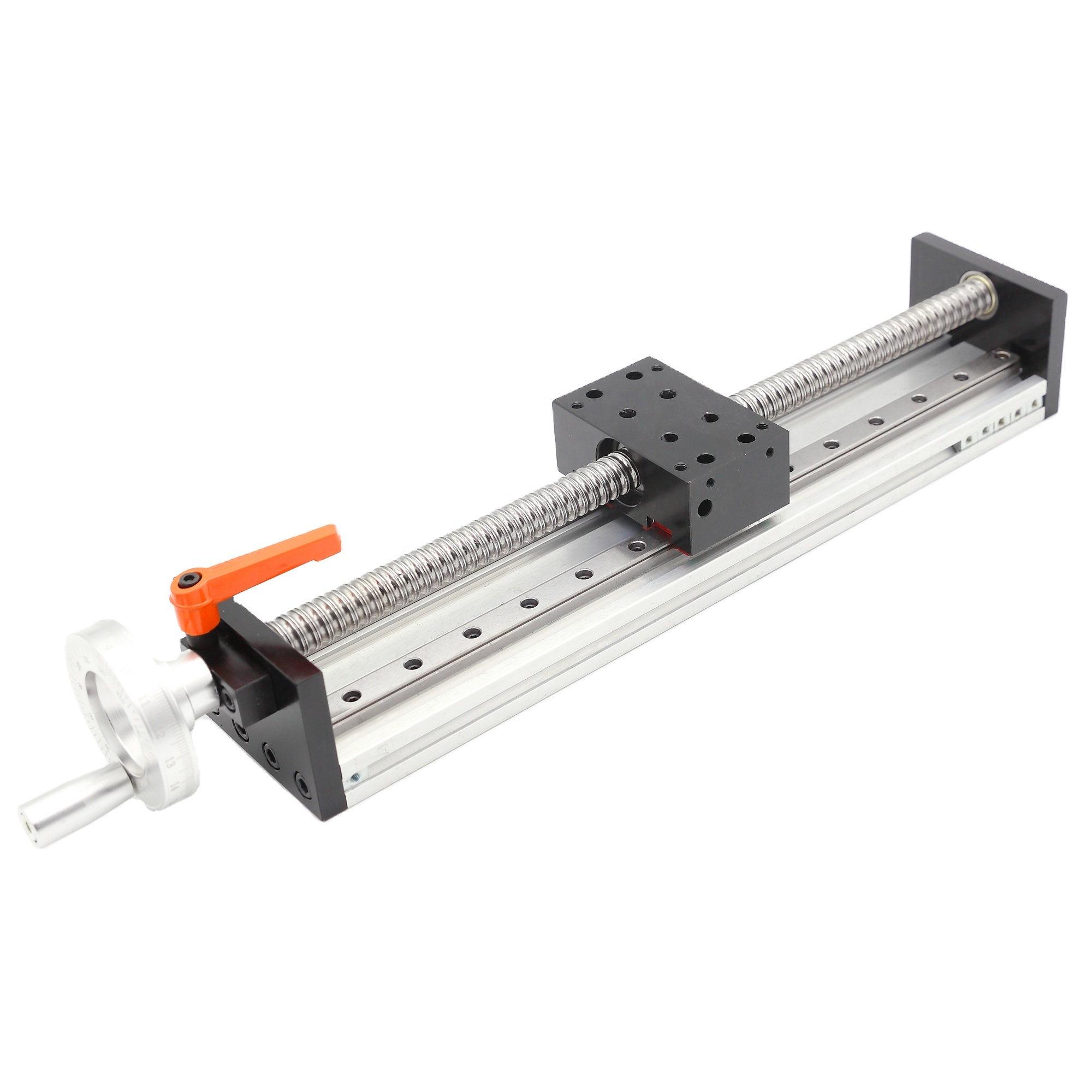 H80BH Double guide precision lead screw sealed linear guide slide module lifting hand wheel module linear guide sliding table