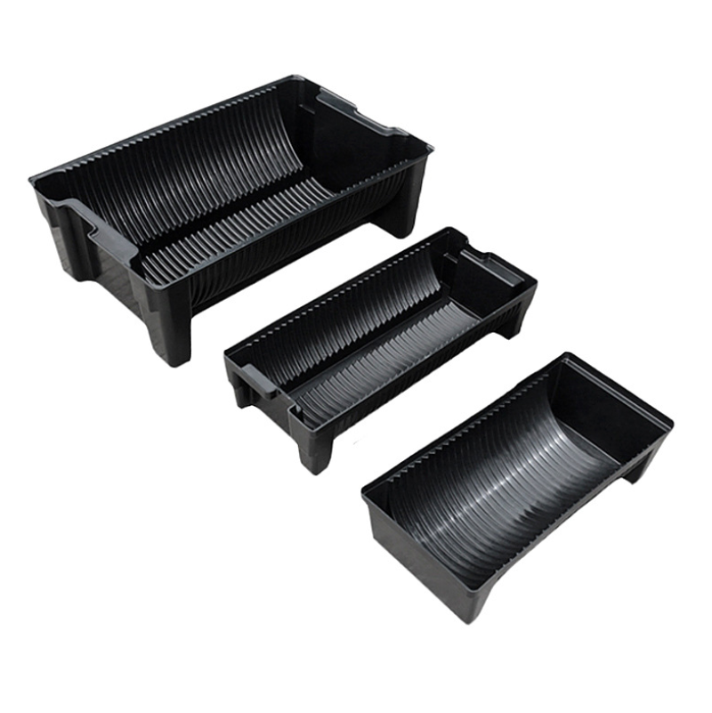 CONCO ESD SMD reel rack black PP plastic storage box for electronics smt