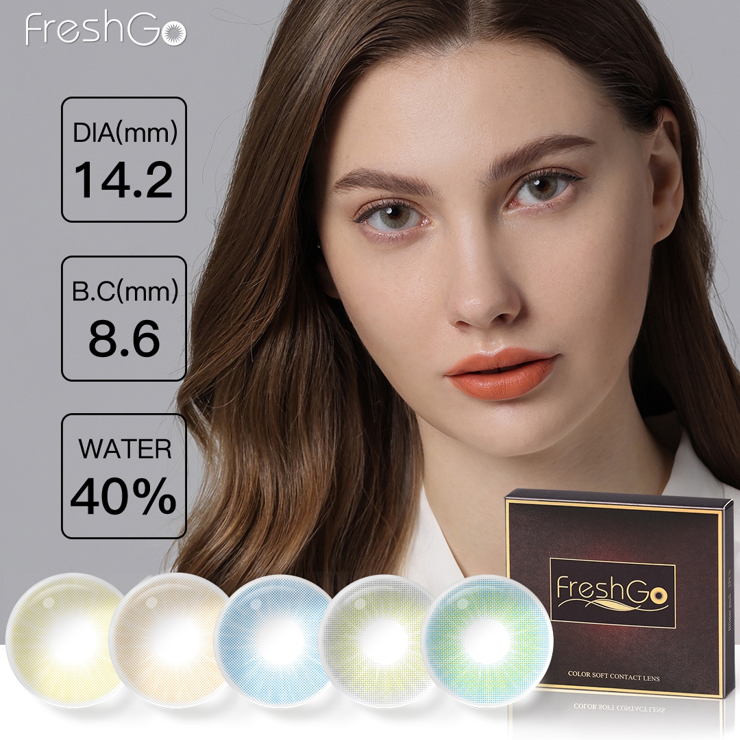 Оптовая продажа freshgo hidrocor по рецепту контактные линзы мягкие цветные контактные линзы дешевые натуральные цветные контактные линзы