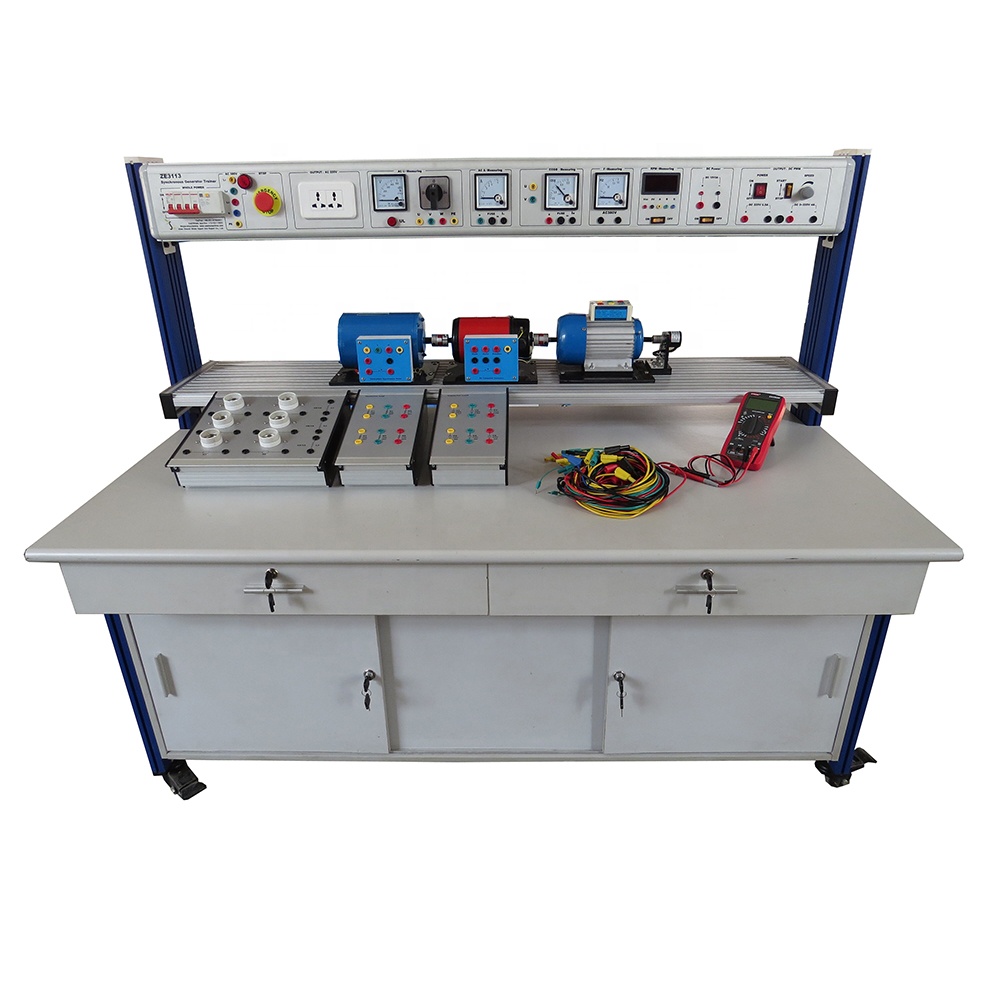 Three Phases Synchronous Generator Trainer Electrical Training Kit Educational Equipment