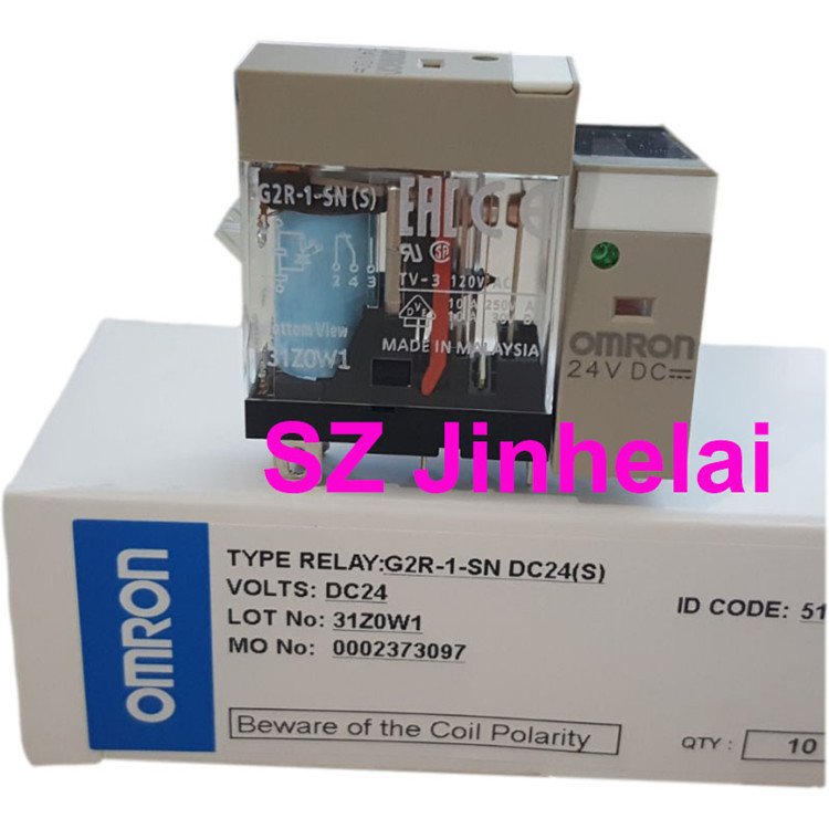 Новый и оригинальный Omron G2R-1-SN DC24 (ы) промежуточное реле G2R-1-SN (ы) 24VDC 10A реле мощности