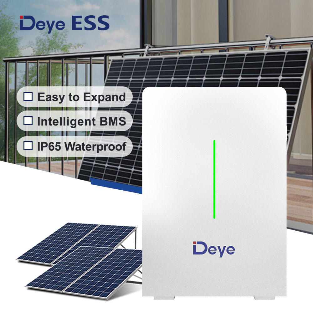 Deye ESS 2024 New Product RW-F10.6 lifepo4 cost of home 208AH solar battery storage cells pack box other batteries