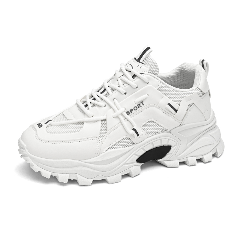 Wholesale Factory Men's Comfortable Sneakers New Fashion Breathable Casual Running Sports Shoes New Style Walking Shoes Lace-up