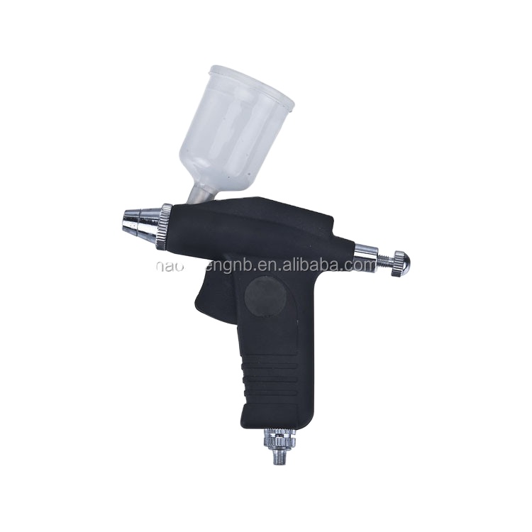 HS-105 single action plastic black airbrush with 20cc cup for model painting