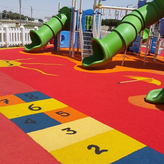 Недорогие резиновые гранулы EPDM для резиновой площадки