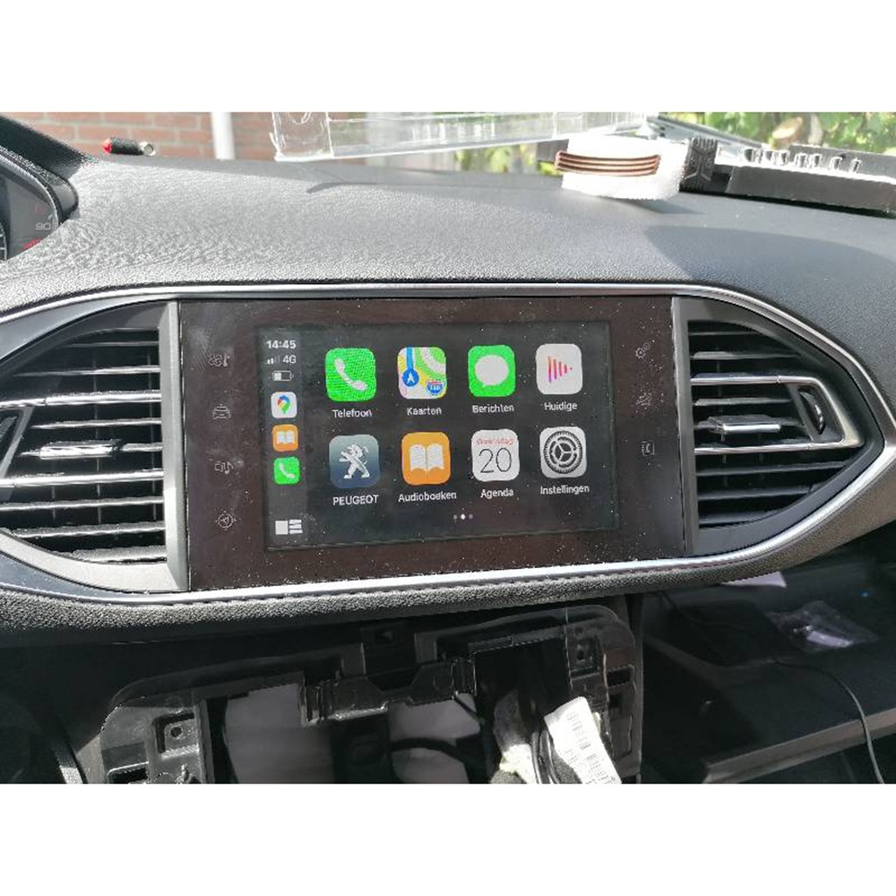 Apple беспроводной CarPlay для Peugeot/Citroen/308/508/3008/408/2008 SMEG система Автомобильное Зеркало экрана AirPlay Android Авто модернизация