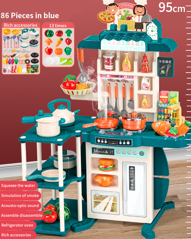 Притворись, играй в кулинарию, ролевые игры, игрушки, развивающие игрушки, дети учатся притворяться ролью, детская пластиковая кухонная игрушка