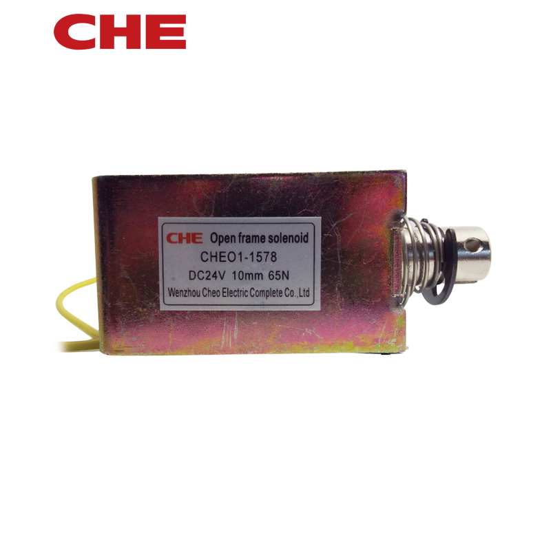 CHEO1-1578 87N 10mm 12v 24v 48v 10kg coil push-pull electromagnetic magnetic solenoido open frame