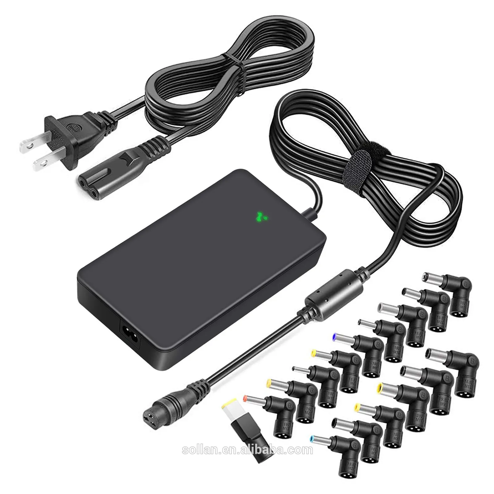 Fast Deliver 15V-20V 90W universal laptop charger compatibility with 16 tips for Acer/Dell/HP/Lenovo/Huawei laptop