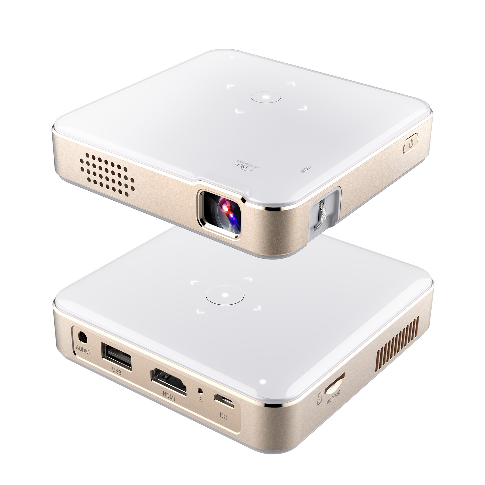 Лучшие продажи в Amazon P65 беспроводное подключение Airplay Miracast 1080p видео луч мобильный телефон мини проектор портативный