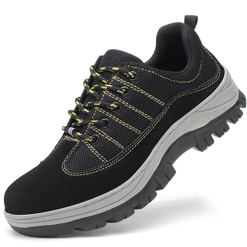 Comfortable And Breathable Labor Work Special Men's Anti-Static Safety Shoes Steel Toe Shoes