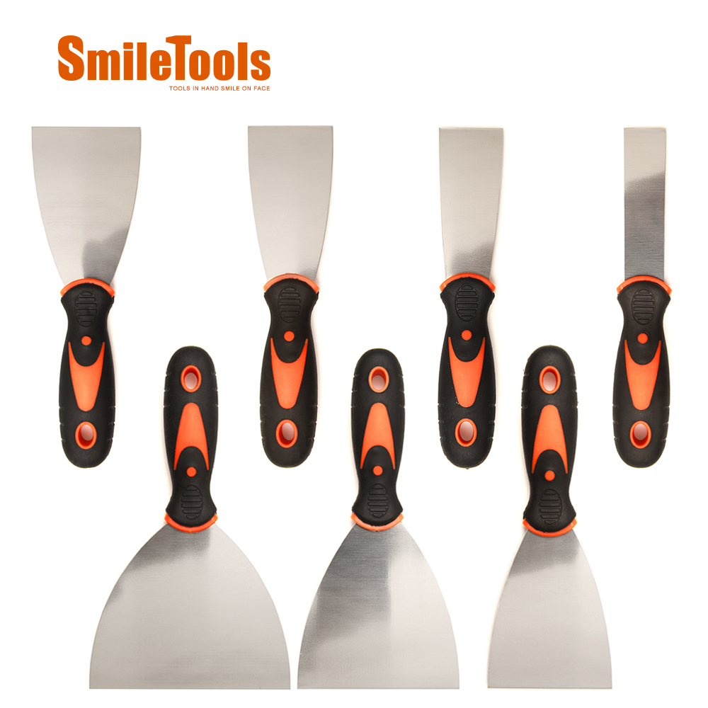 SmileTools 7 шт. из углеродистой стали, для детей от 1 года до 5 лет дюймов шпаклевочный нож набор гипсокартон нож Художник Инструмент