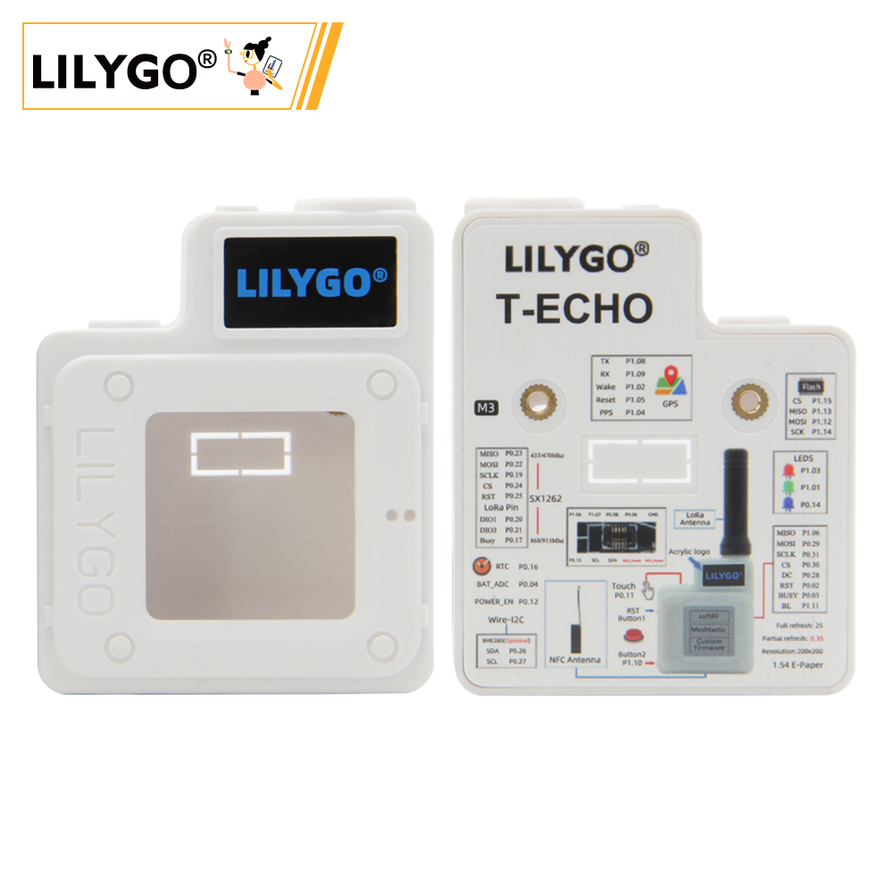 Чехол для аксессуаров LILYGO T-Echo ABS, кремовый белый, черный, коричневый, серый чехол T-Echo