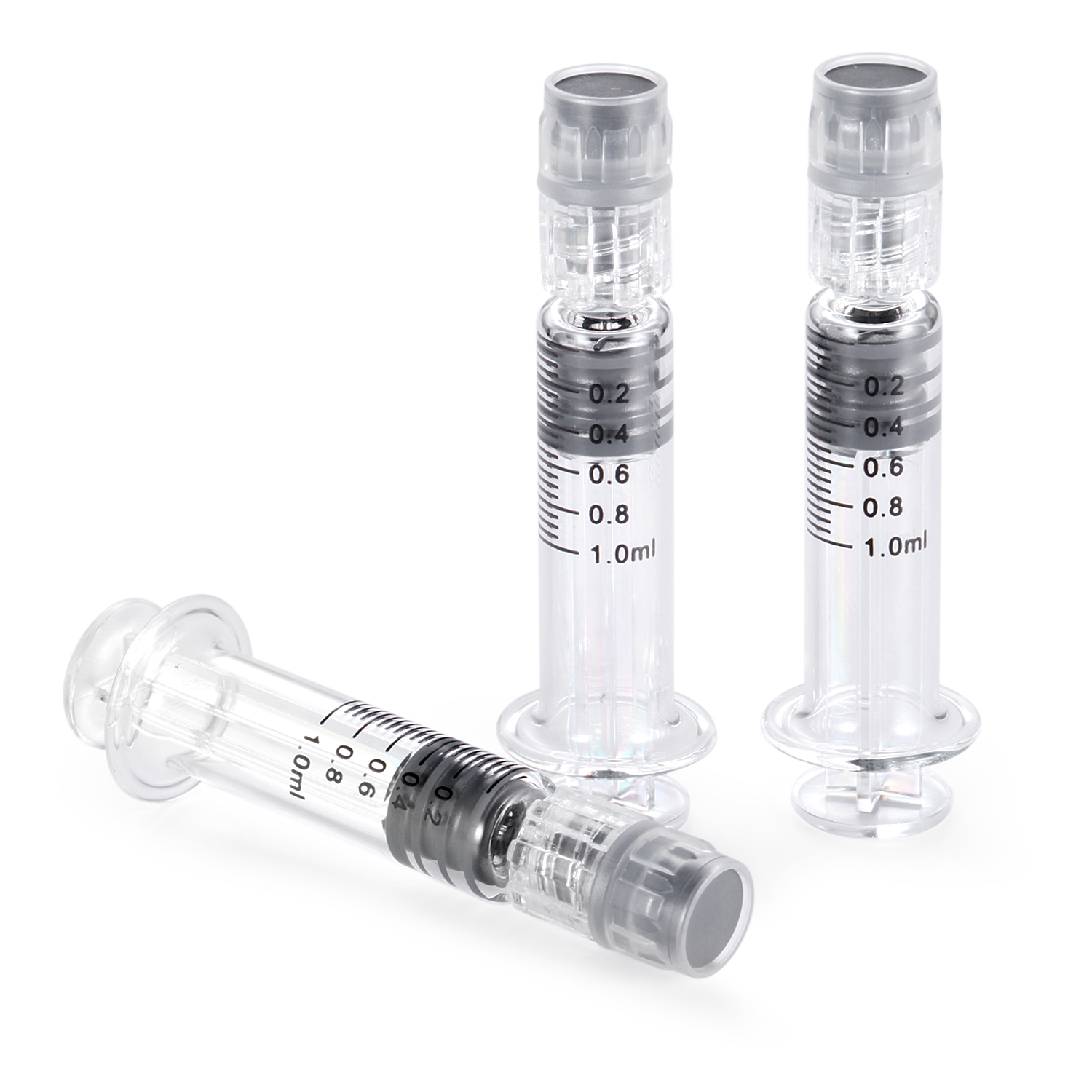 Luer lock инжектор cbd масла предварительно заполняющий пустой 1 мл без иглы Betterlife емкостью 5 мл пластиковый стеклянный шприц