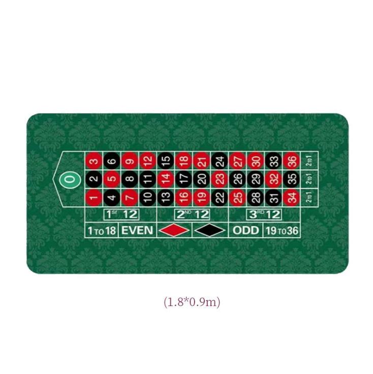 Factory Price Eco-friendly Natural Rubber Table Casino Poker Mat Table Texas Holdem Custom