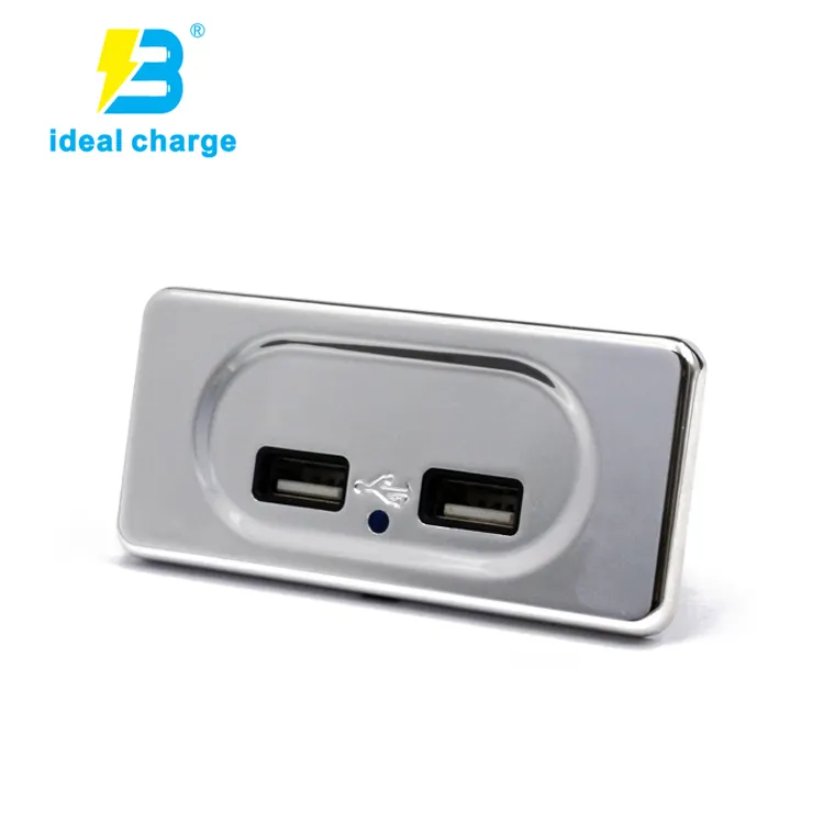 Bus Accessories 2 usb Charger 3.1A USB Socket New Contracted Design Dual Ports Auto Charging Station