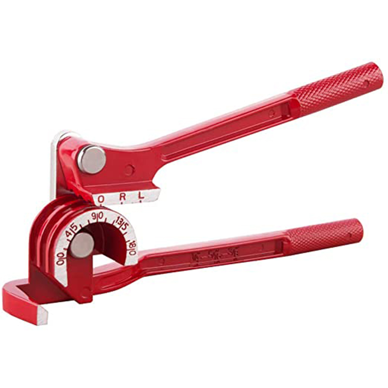 180 Degree Tubing Bender for 1/4 5/16 and 3/8 Inch Copper Aluminum Thin Stainless Steel Red