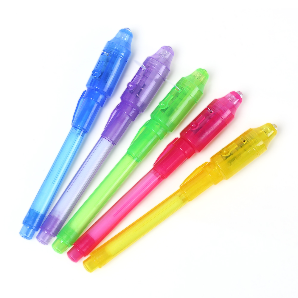 Magic UV Light Invisible Ink Pen Funny Marker Pen Fluorescent pen For Kids Students Gift Novelty Item