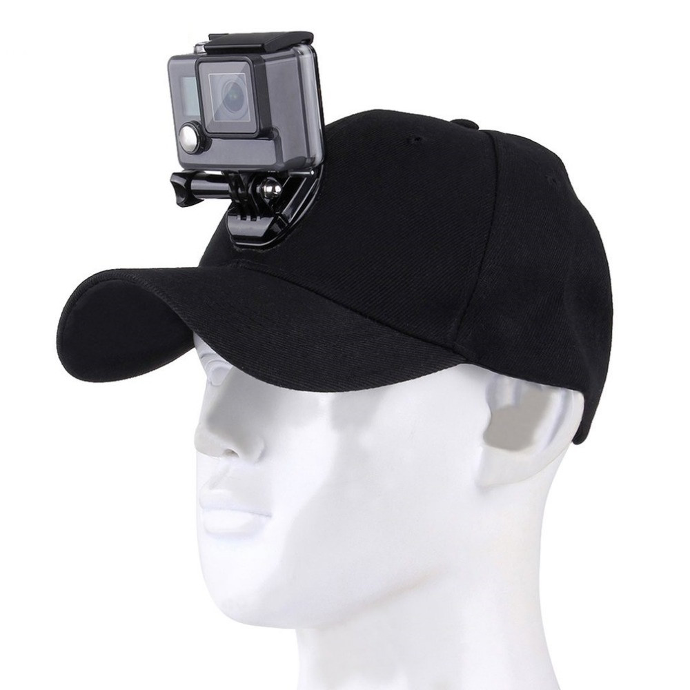 Регулируемая спортивная камера бейсбольная шляпа Go Pro с винтовым креплением для Gopro 9 8 7 6 5 4