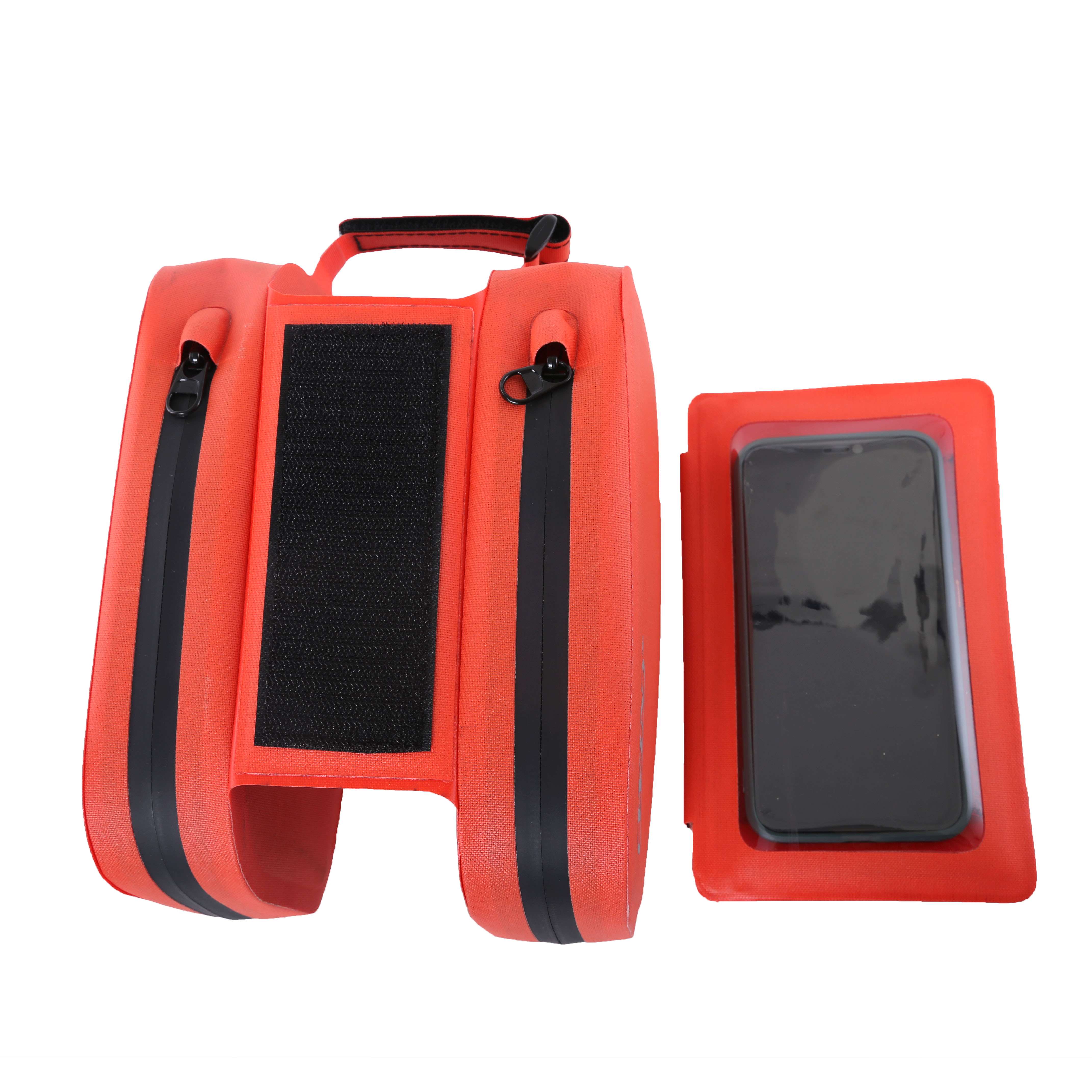 China Reflective Printing Logo Handlebar Bike Bicycle Bag