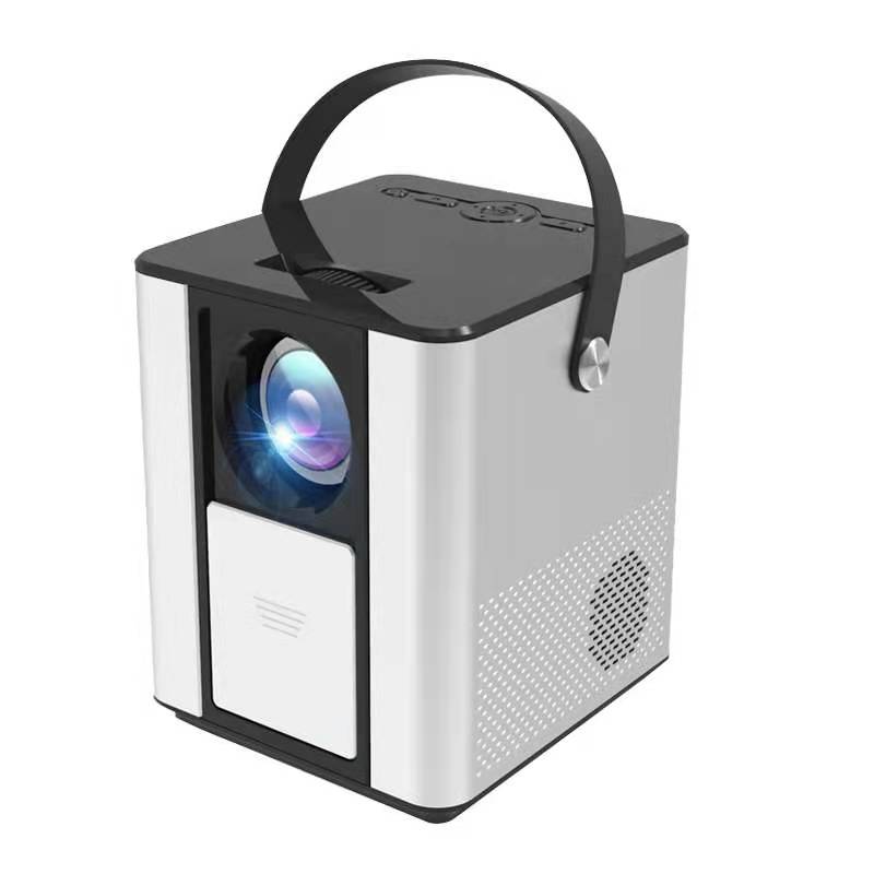 [Funfoox factroy Price ]2021 New Design Mini Portable HD LCD LED Video Home Theater Android 9.0 Projector