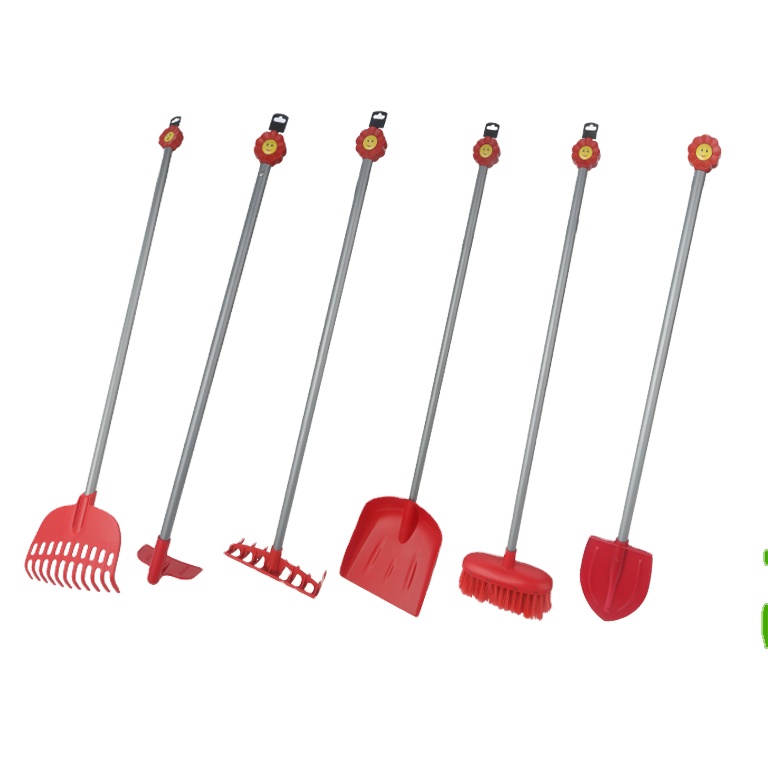 Children garden tools Children Leaf Rake  wood handle  Kids rake