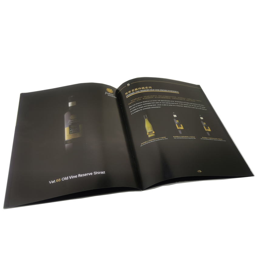 Low MOQ print on demand brochure booklet printing custom