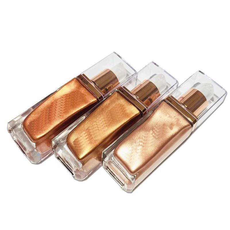 3 цвета японский стиль косметика крем хайлайтер Блеск Макияж private label liquid highlighter