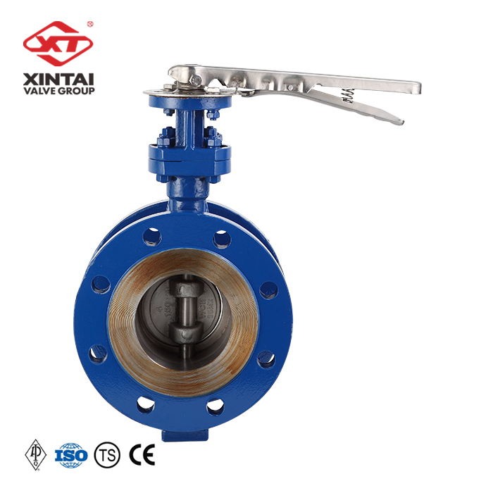Xintai Custom D43H-150LB 4 Inch Flange Connection API WCB Carbon Steel Cast Steel Butterfly Valve