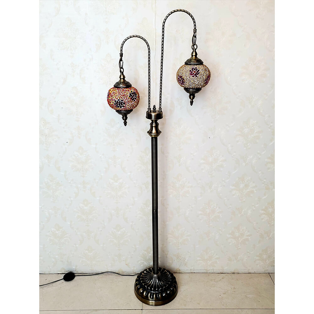 Floor lamp living room bedroom study room restaurant hotel handmade glass Turkish floor lamp