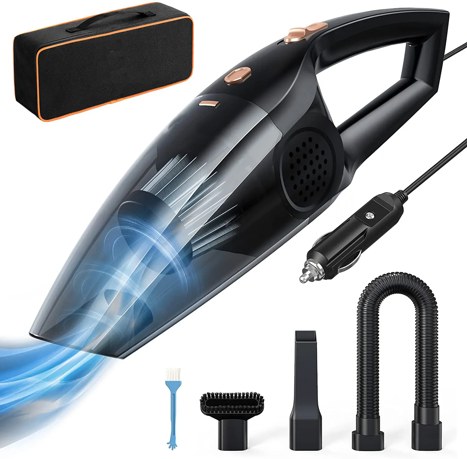 High Quality dc12v Small Portable Powerful Car Vacuum Cleaner for Car