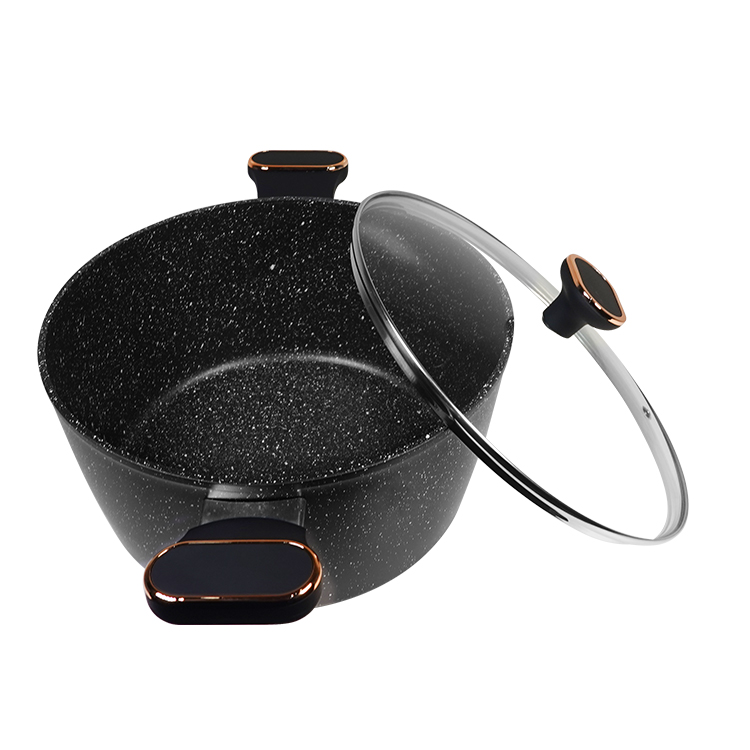 New Design Classic Style Aluminium Kitchen Cookware Casserole Set Metal Design