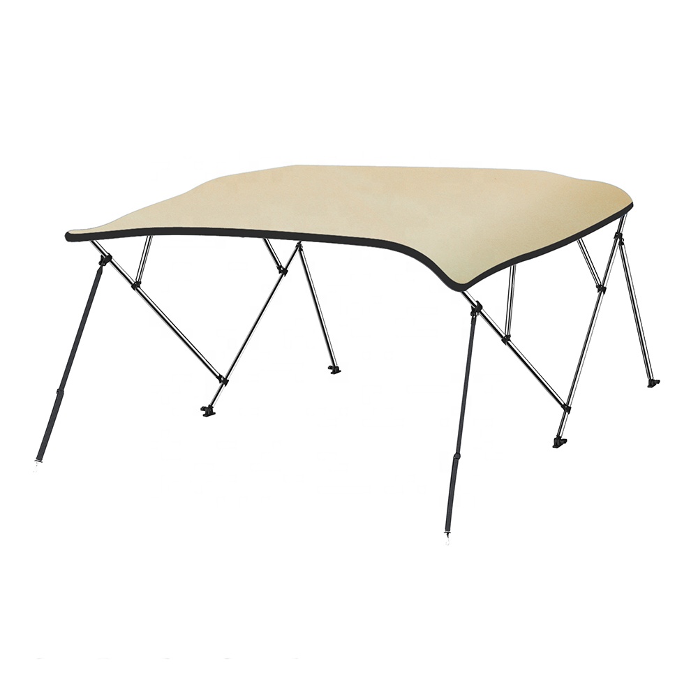 4-х опорный 8'l x 54 "H x 79"-84 "W легко Instaling лодка Бимини Топ Зонт 600D полиэстер лодка Бимини Топ