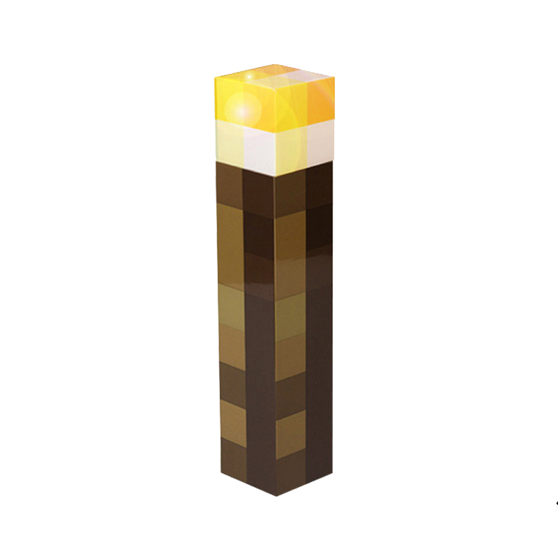 Периферийные устройства Mine Craft Game, фонарик, лампа для майнинга, Детская модель, игрушка, сенсорный ночник