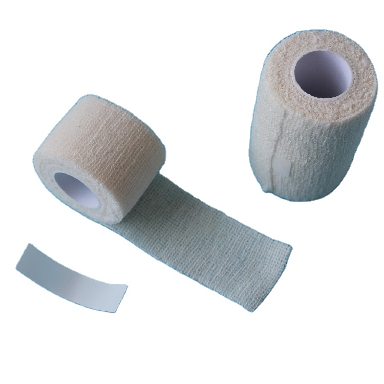 Disposable Medical Elastic Self Adhesive Cohesive PBT Gauze Bandage