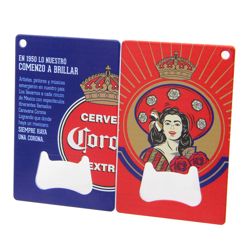 Cheap Custom Beer Metal Stainless Steel Blank Card Bottle Openers