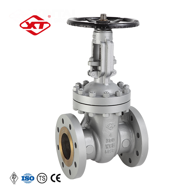 Color can be changed Z40H-300LB 4Inch Flanged API Gate Valve  API6D Connect the flowing medium